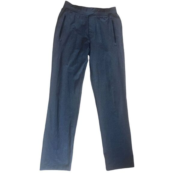 Lululemon Kung Fu 2.0 Charcoal Grey 4 Pocket Sweat Wicking Pull On Pants Size Me - Picture 1 of 4